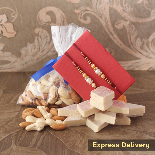 send The Nutritious Rakhi Delight delivery